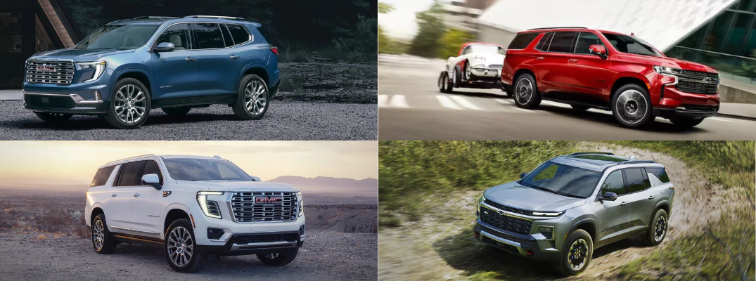 Chevrolet & GMC SUV Towing Guide